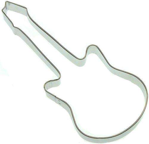 Electric Guitar Edible Icing Image - Click Image to Close